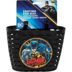 Cestino per Bicicletta per Bambini Batman CZ10961 Nero/Giallo    