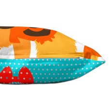 Fodera per cuscino HappyFriday Mr Fox Dogs Multicolore 50 x 30 cm    