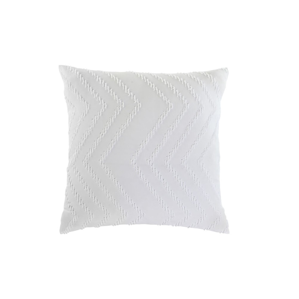 Cuscino Home ESPRIT Bianco 45 x 45 x 45 cm    