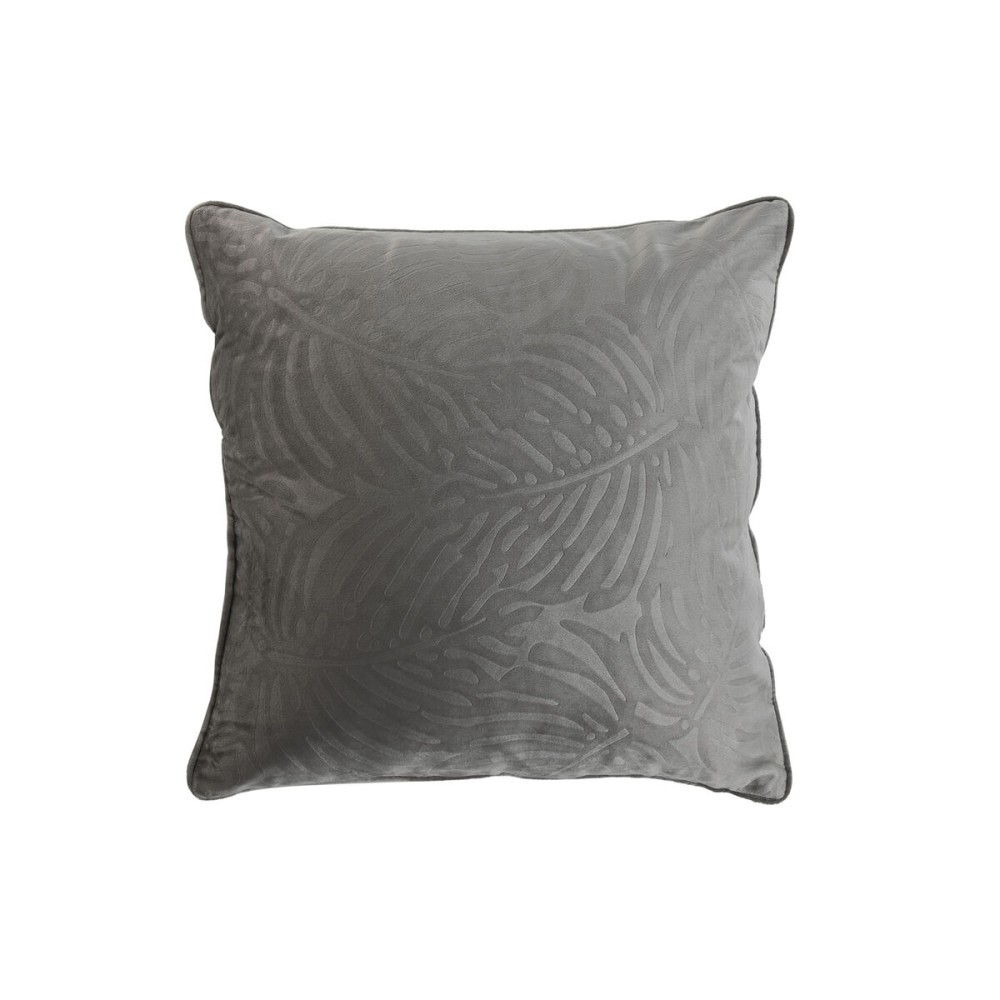 Cuscino Home ESPRIT Grigio chiaro 45 x 45 cm    