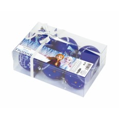 Palla di Natale Frozen Memories 6 Unità Azzurro Bianco Plastica (Ø 8 cm)    