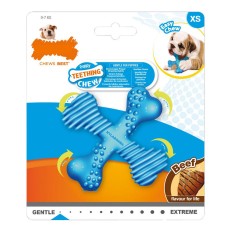 Giocattolo da mordere per cani Nylabone Croce Carne    