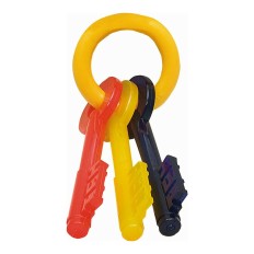 Giocattolo da mordere per cani Nylabone Chiavi Bacon Taglia S Nylon Termoplastico Cuccioli    