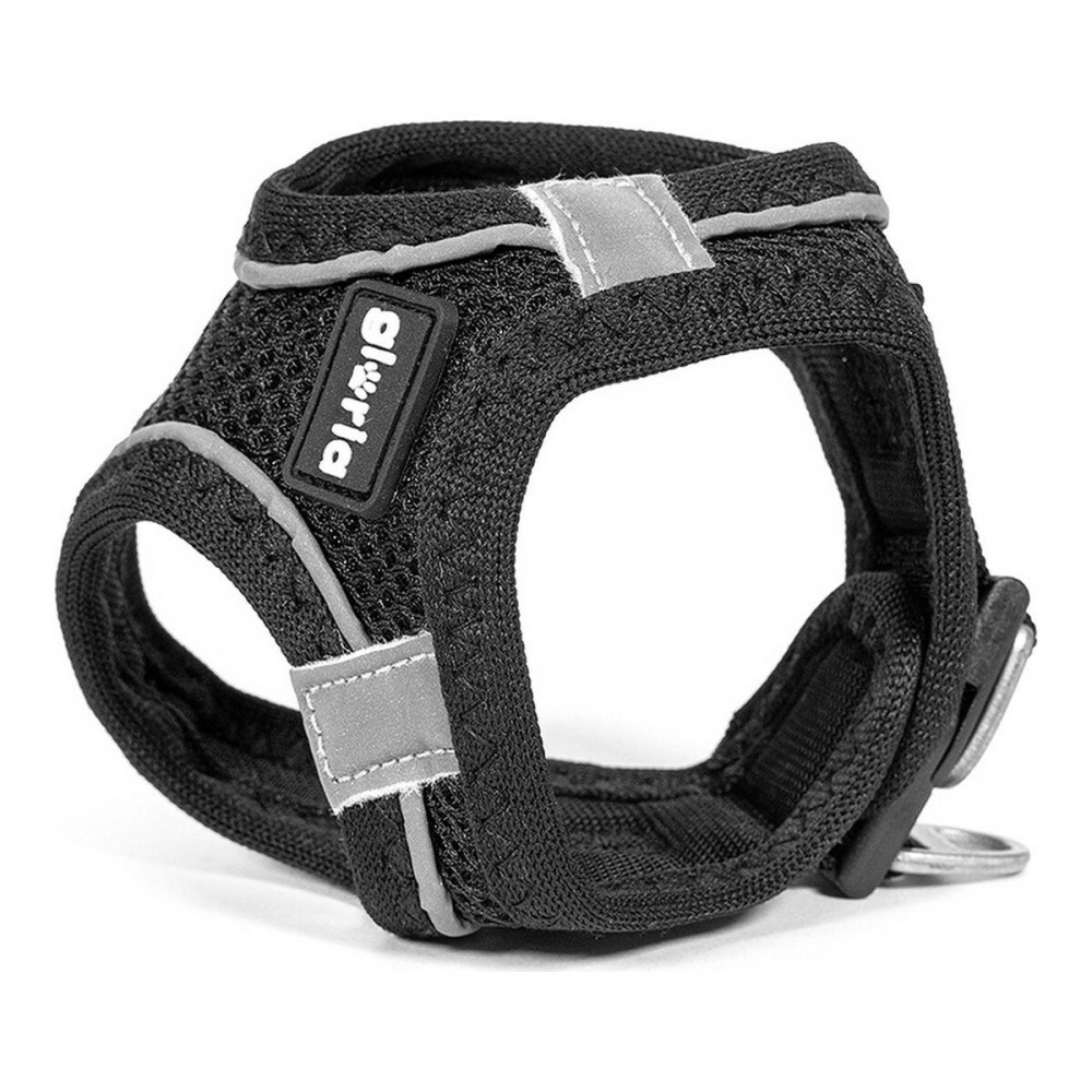 Imbracatura per Cani Gloria Air Mesh Trek Star Regolabile Nero Taglia XXXS (18-20 cm)    