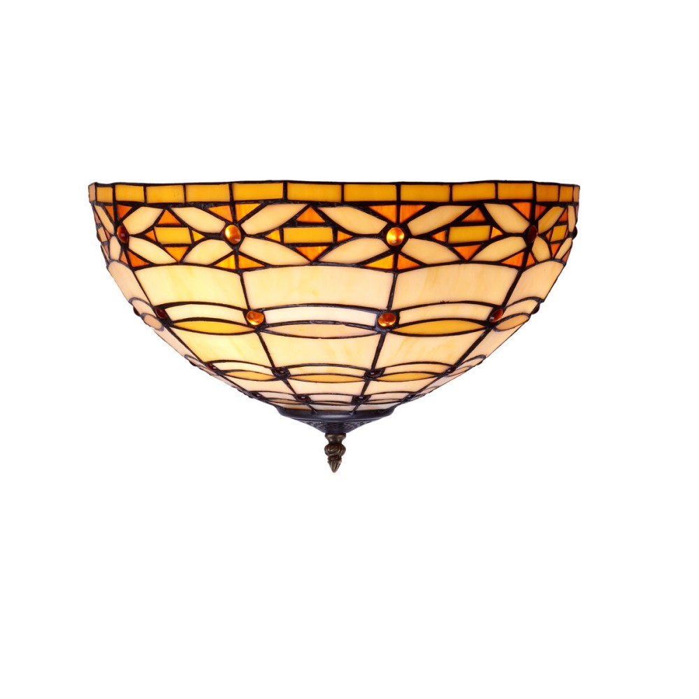 Lampadario Viro Marfíl Avorio Ferro 60 W 40 x 25 x 40 cm    