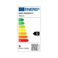 Lampadina LED EDM 700 lm E 5,5 W B15D Ø 1,7 x 5,7 cm (3200 K)    