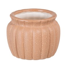 Vaso Arancio Ceramica 13,5 x 13,5 x 10 cm    