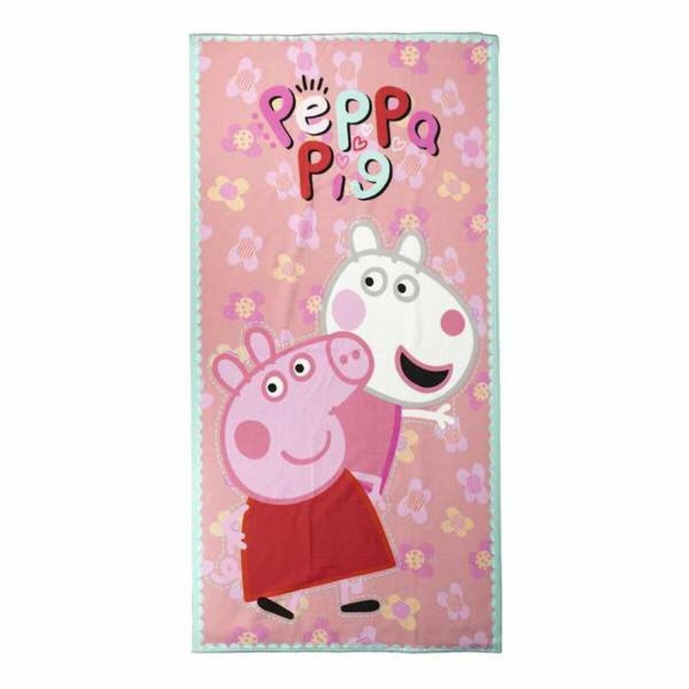 Telo da Mare Peppa Pig Rosa 70 x 140 cm Microfibra    