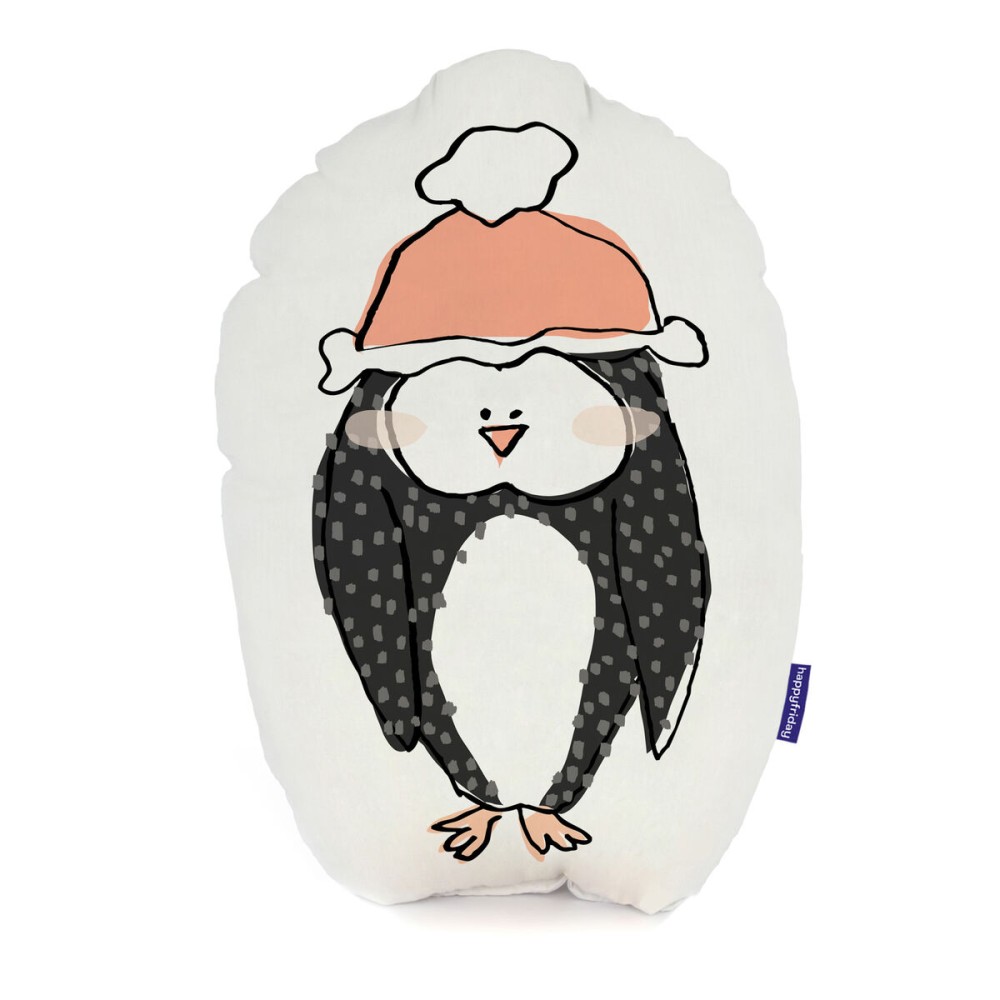 Cuscino HappyFriday Moshi Moshi Multicolore Pinguino 40 x 30 cm    