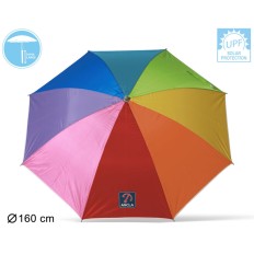 Ombrellone 160 cm UPF 50+ Arcobaleno    