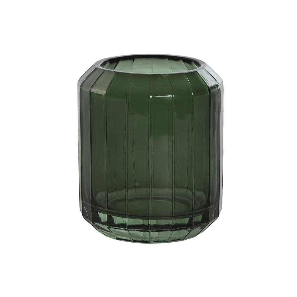 Vasi Home ESPRIT Verde Cristallo 8 x 8 x 10 cm    