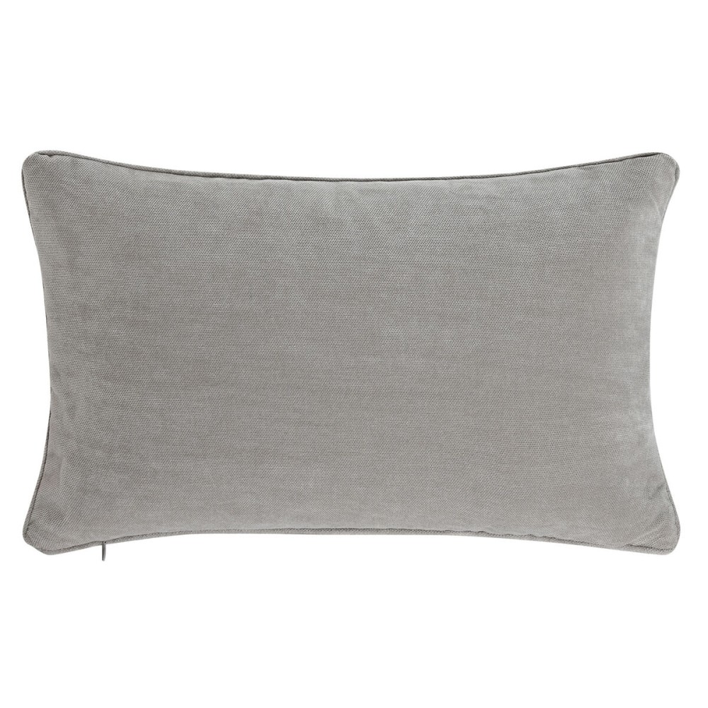 Cuscino Home ESPRIT Grigio chiaro 50 x 30 cm    