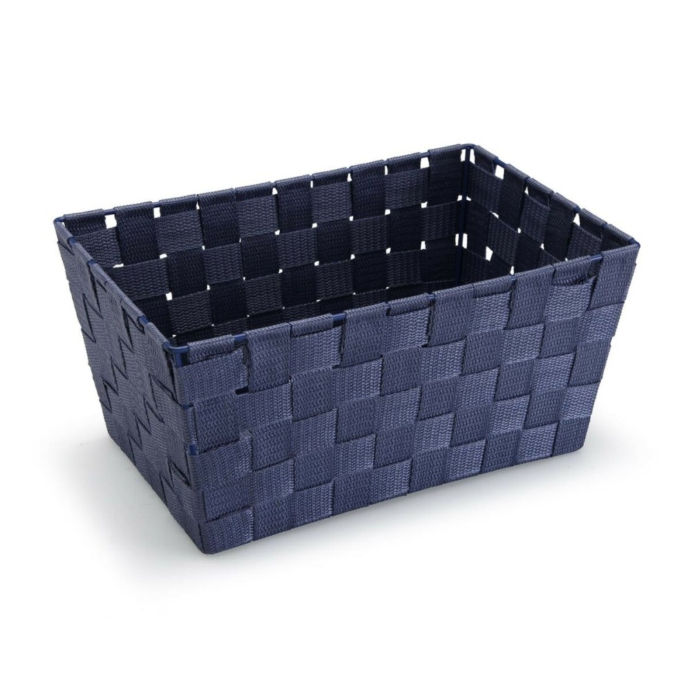 Cestino Versa Blu scuro Grande Tessile 20 x 15 x 30 cm    