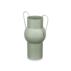 Vaso Verde Acciaio 22 x 32 x 14 cm (6 Unità)    