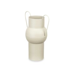 Vaso Marrone Chiaro Acciaio 22 x 32 x 14 cm (6 Unità)    