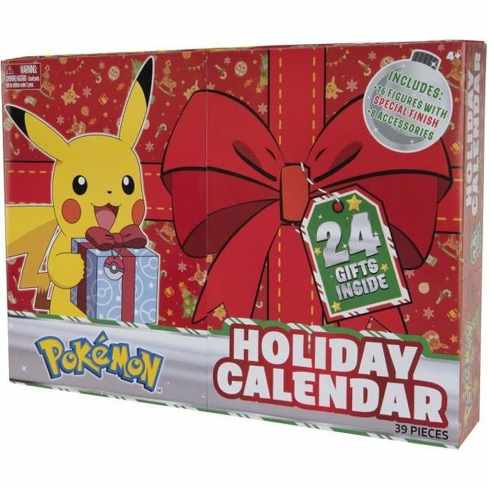 Calendario dell'Avvento Bandai Pokémon 39 Pezzi    