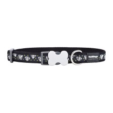 Collare per Cani Red Dingo STYLE DIAMOND Nero 31-47 cm    