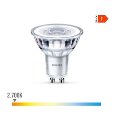 Lampadina LED Philips F 4,6 W GU10 390 lm 5 x 5,4 cm (2700 K)    