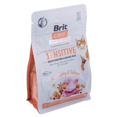 Cibo per gatti Brit Care Grain-Free Sensitive Adulto Salmone Tacchino 400 g    