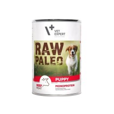 Cibo umido VETEXPERT Puppy Monoprotein Carne di manzo e vitello 400 g    