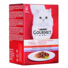 Cibo per gatti Purina Gourmet Salmone Tonno 6 x 50 g    