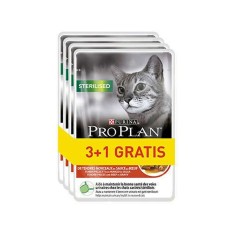 Cibo per gatti Purina Pro Plan Sterilised Tacchino 4 x 85 g    