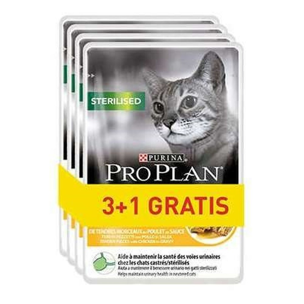 Cibo umido Purina Pollo 4 x 85 g    