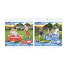 Bestway Piscina Gonfiabile Bambini 3 Anelli Eco Colori Assortiti 102x25 cm +2 Anni Giardino 51024    