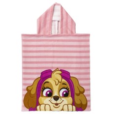 Poncho-Asciugamano con Cappuccio The Paw Patrol Rosa 50 x 115 cm    