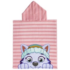 Poncho-Asciugamano con Cappuccio The Paw Patrol Rosa 50 x 115 cm    