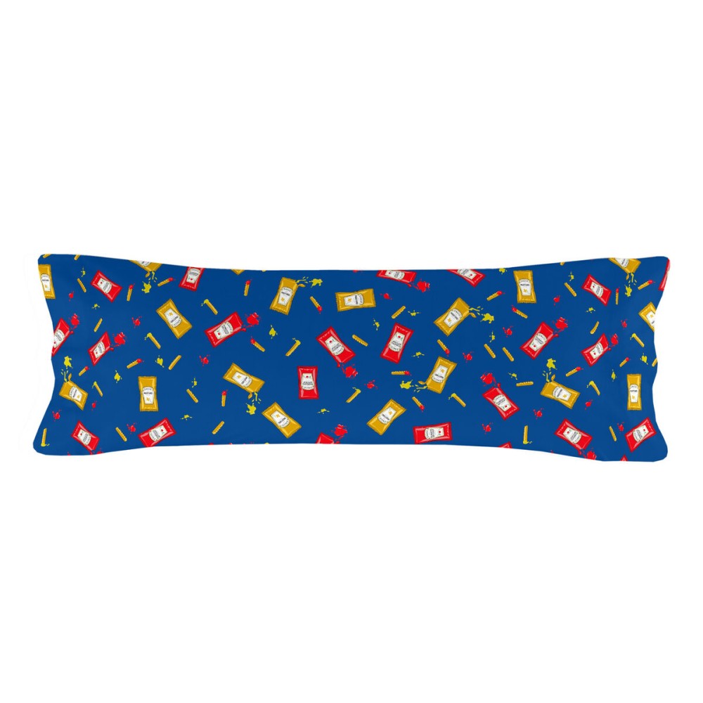 Federa HappyFriday Baleno Teen Blue Hotdog Multicolore 45 x 110 cm    