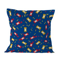 Federa HappyFriday Baleno Teen Blue Hotdog Multicolore 80 x 80 cm    