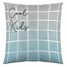 Fodera per cuscino Cool Kids Blue (50 x 50 cm)    