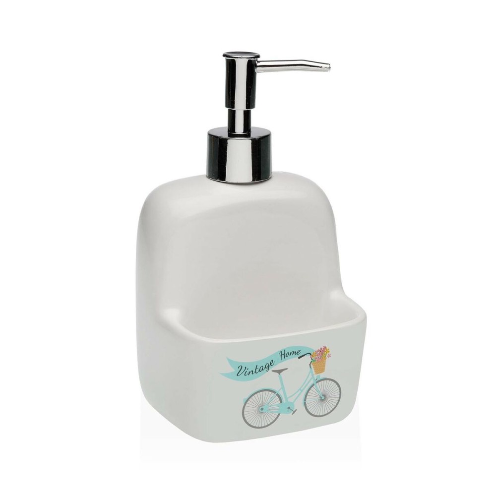 Dispenser di Sapone Versa Bicicletta Bianco Ceramica    