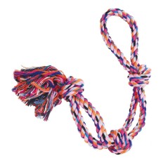 Giocattolo da mordere per cani Gloria Multicolore Nodo Cotone (64 cm)    