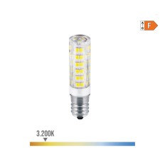 Lampadina LED EDM Tubolare F 4,5 W E14 450 lm Ø 1,6 x 6,6 cm (3200 K)    