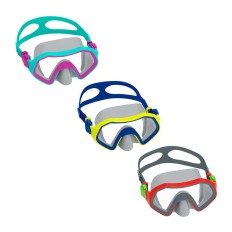 Bestway Maschera Subacquea Adulto Cinturino Anatomico Colore Assortito +14 Anni Spiaggia e Piscina 22044    