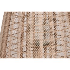 Portacandele Home ESPRIT Marrone Naturale Legno Cristallo 45 x 45 x 85 cm    