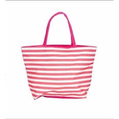 Borsa da Mare Bismark Azzurro Rosa Oxford 50 x 16 x 35 cm    