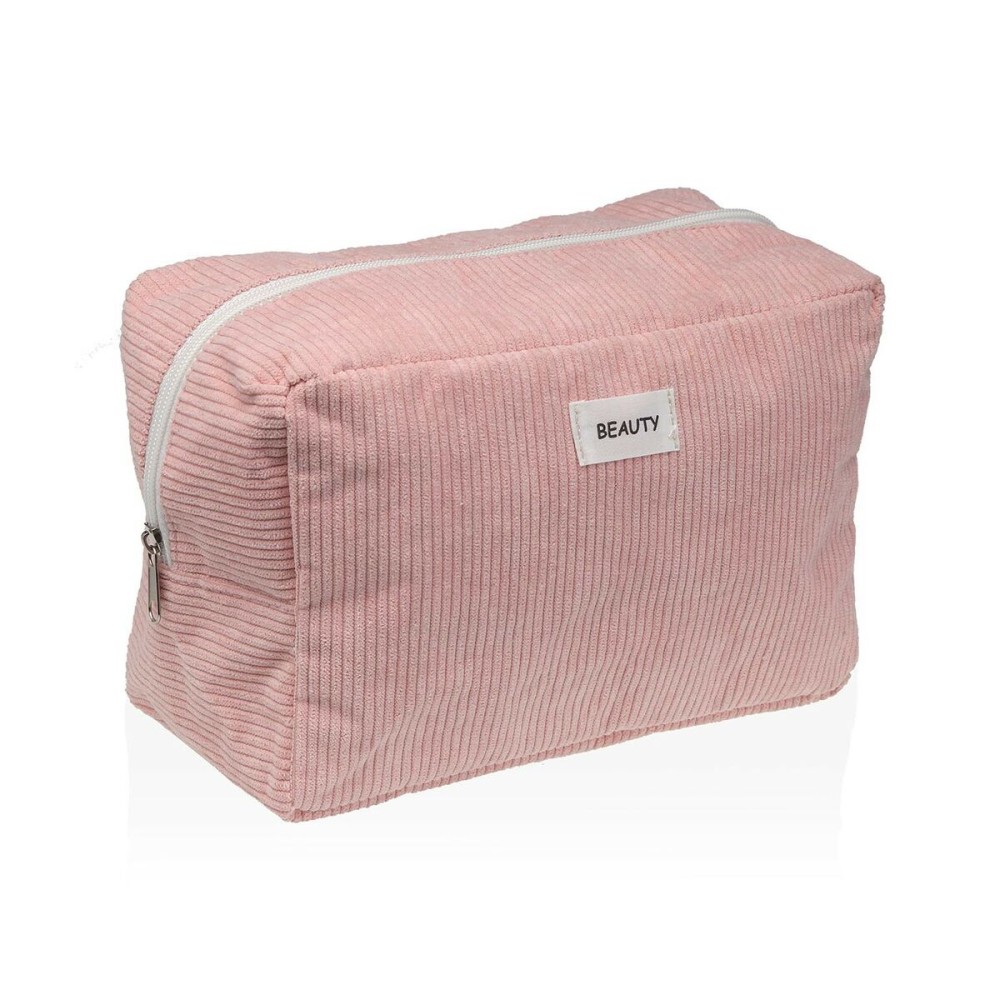 Necessaire da Viaggio Versa Corduroy Rosa 12 x 16 x 24 cm    