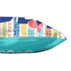 Fodera per cuscino HappyFriday Moshi Moshi Sea Life Multicolore 50 x 30 cm    