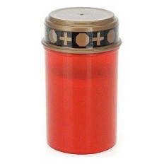 Candela LED Ø 6,5 x 12 cm Rosso    