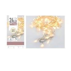 Ghirlanda di Luci LED Bianco Caldo 2,5 m    