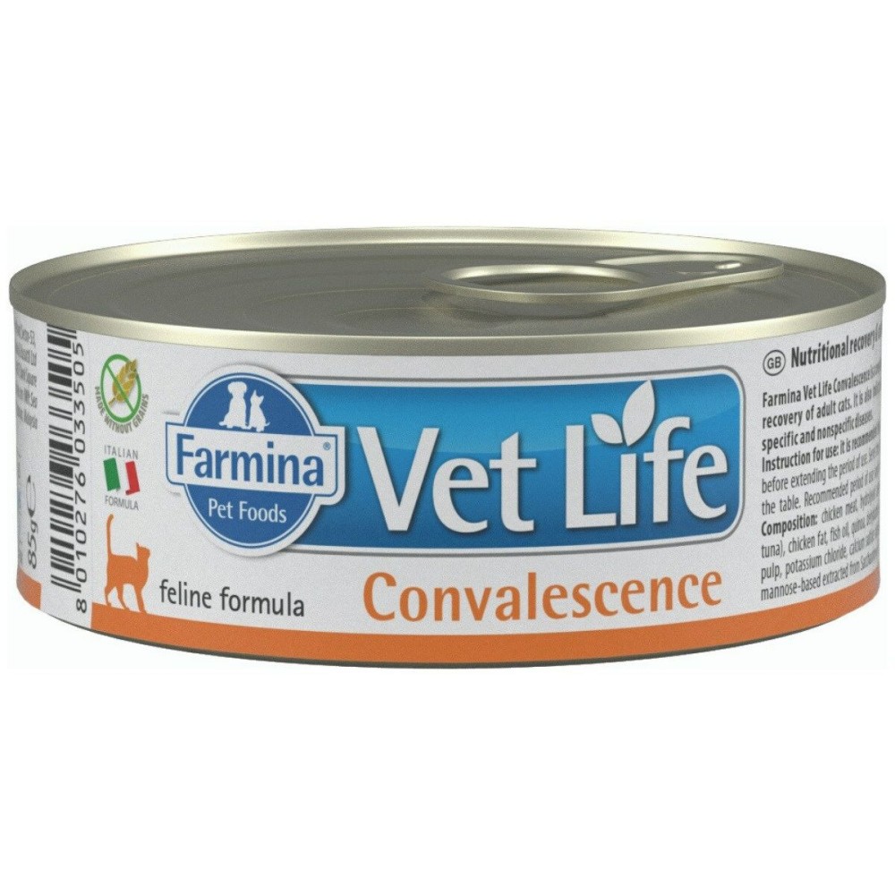 Cibo per gatti Farmina Vet Life Diet Convalescence Pollo 85 g    