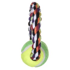 Giocattoli per cani Trixie Tennis Multicolore Poliestere Cotone    