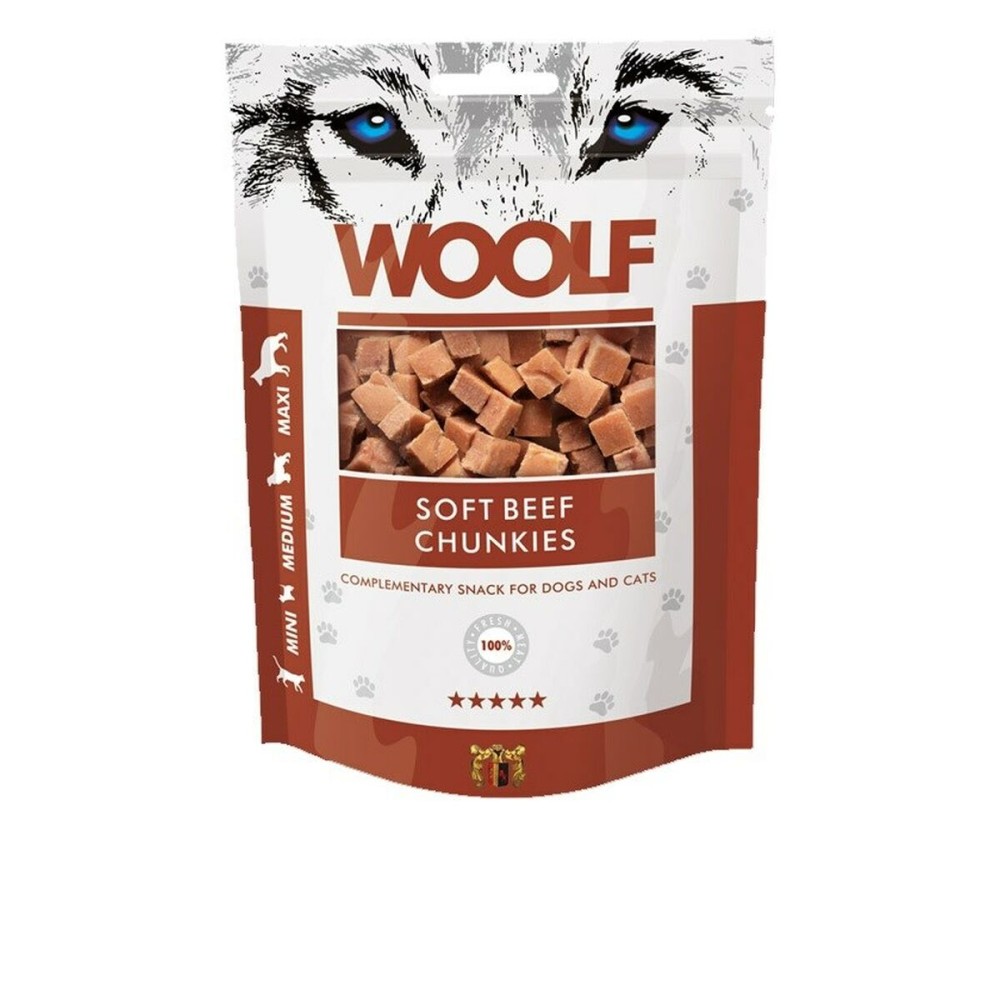 Snack per Cani Woolf Carne di manzo e vitello 100 g    