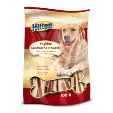 Snack per Cani Hilton Soft duck sandwich 100 g    