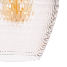 Lampadario Cristallo Metallo 22 x 22 x 32 cm    