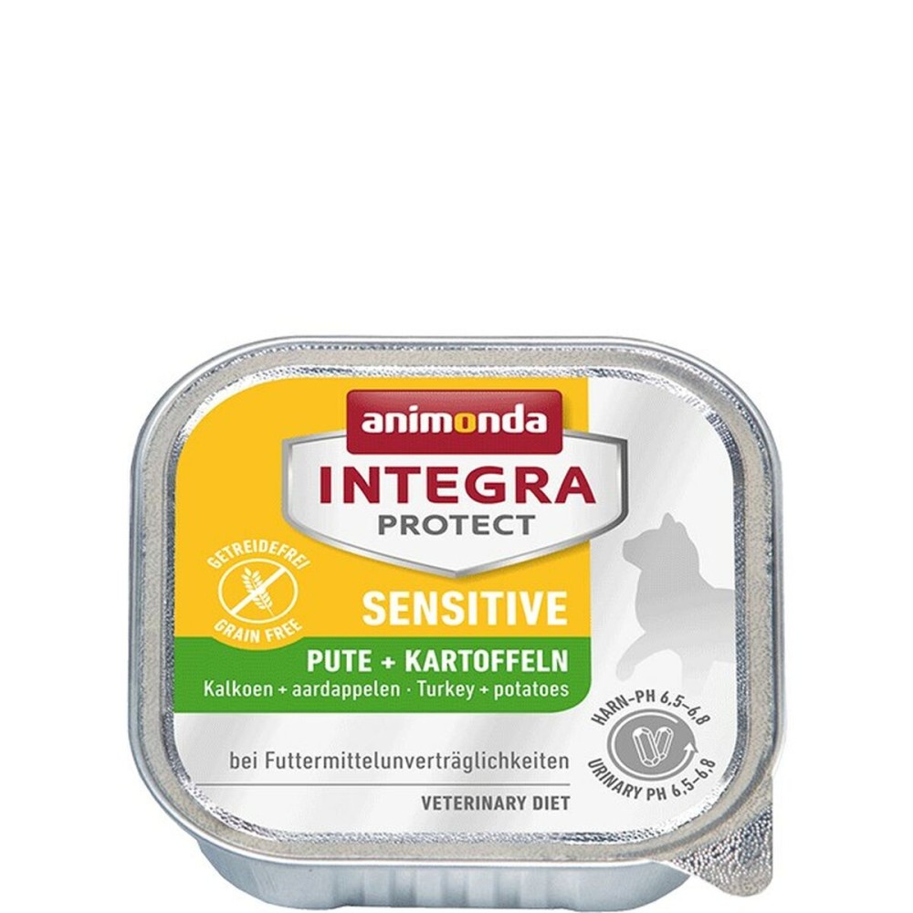 Cibo per gatti Animonda Integra Protect Sensitive Tacchino Patate 100 g 100 L    