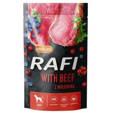 Cibo umido Dolina Noteci Rafi Mirtillo Carne di vitello 500 g    